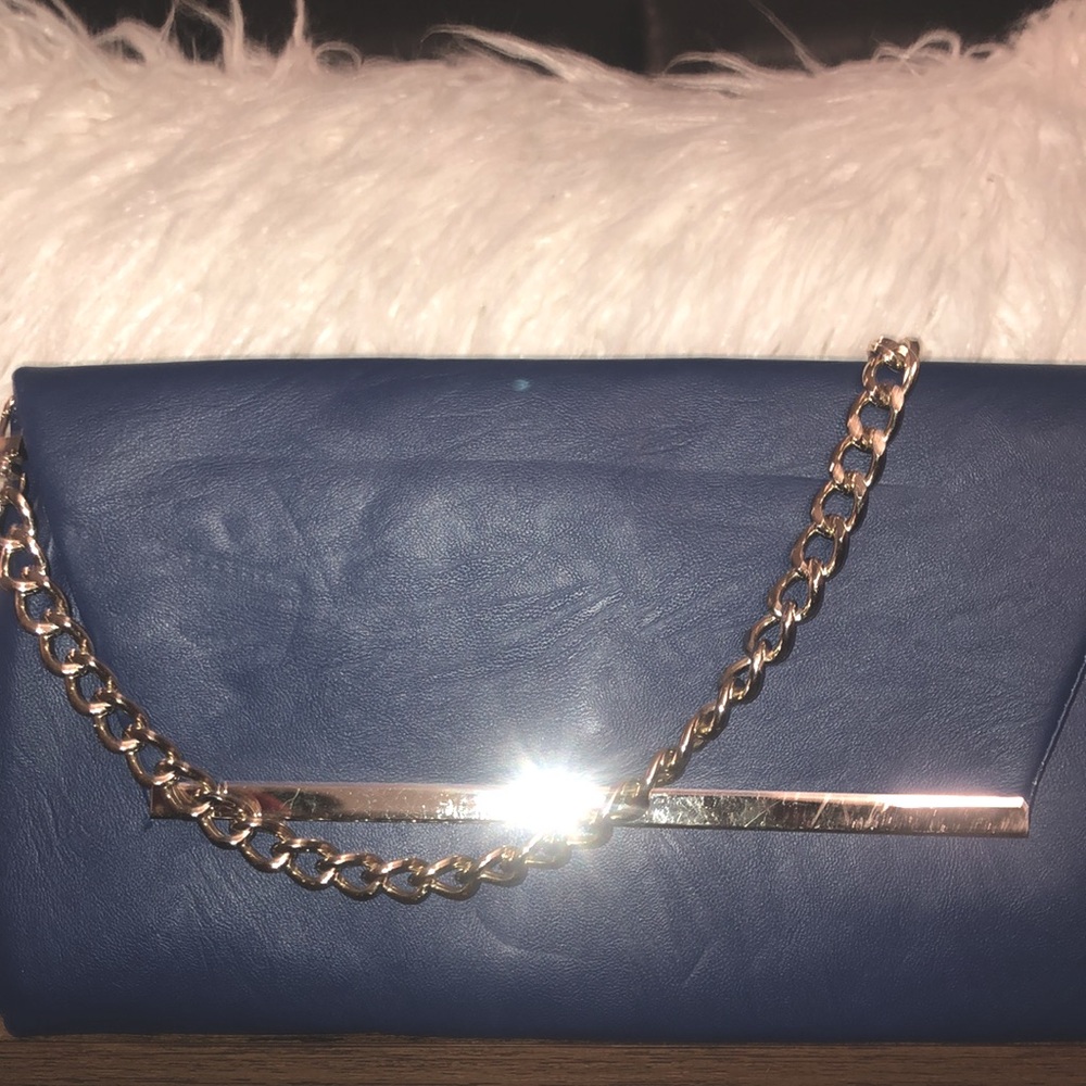 Navy Blue New York & Company Clutch